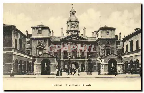 Grande Bretagne Great Britain Ansichtskarte AK Londres London The horse guards