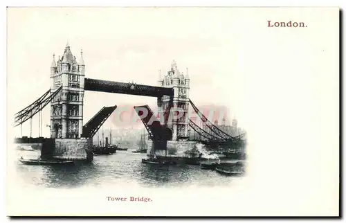 Grande Bretagne Great Britain Ansichtskarte AK Londres London Tower bridge