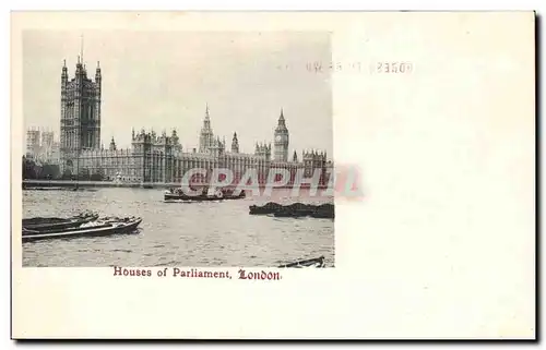 Grande Bretagne Great Britain Ansichtskarte AK Londres London Houses of parliament