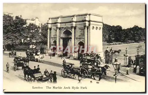 Grande Bretagne Great Britain Cartes postales Londres London The marble arch Hyde PArk