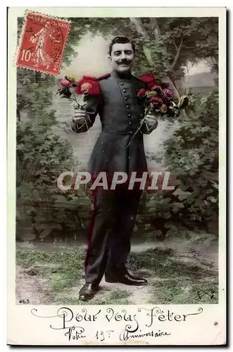 Fantaisie - Homme - Pour vous feter Votre 19 anniversaire - Mademoiselle Delort - Cartes postales