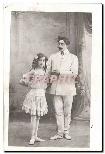 Fantaisie - Enfant et Pere - - Cartes postales