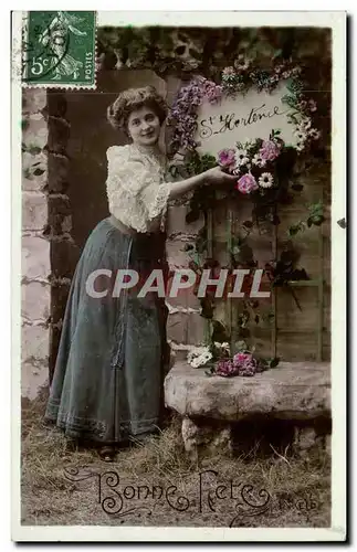 Fantaisie - Femme St Hortense - Bonne Fete - Cartes postales