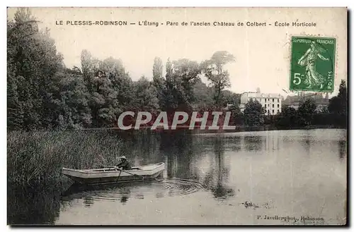 Le Plessis Robinson Cartes postales L&#39etang PArc de l&#39ancien chateau de Colbert Ecole horticole