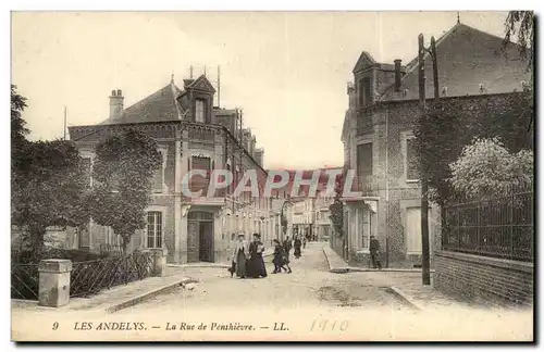 Les Andelys Cartes postales La rue de Penthiere