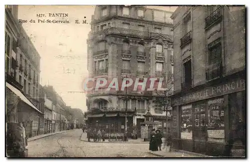 Pantin Cartes postales Rue du Pre Saint Gervais (pharmacie)