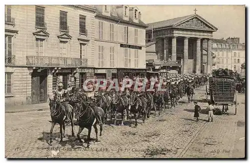 Saint GErmain en Laye Cartes postales Le 11eme de cuirasses en escadron (militaria dragons) TOP