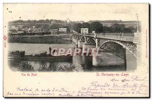 Saint GErmain en Laye Cartes postales Vue de pont