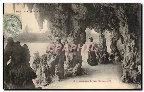 Bois de Vincennes Cartes postales La grotte du lac Daumesnil