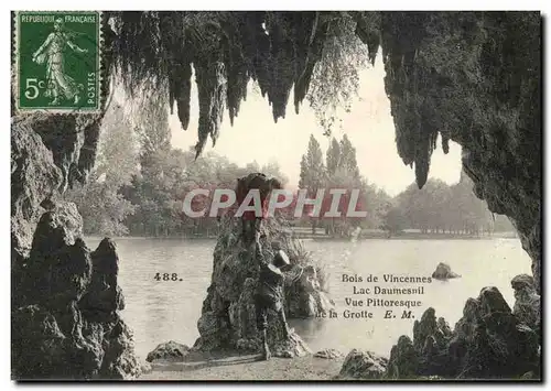 Bois de Vincennes Ansichtskarte AK Lac Daumesnil Vue pittoresque de la grotte