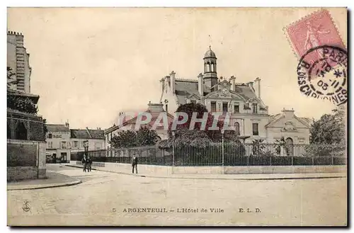 Argentueil Cartes postales L'hotel de ville