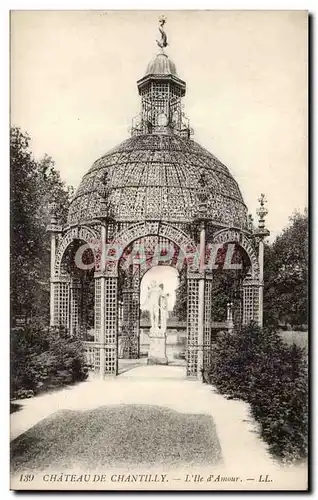 Cartes postales Chateau de Chantilly L&#39ile d&#39amour