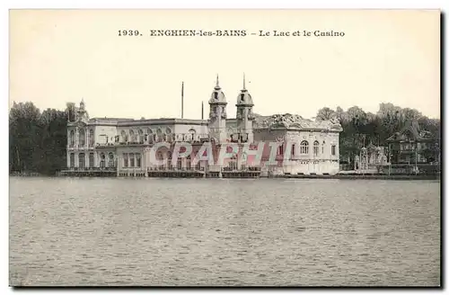 Enghien les Bains Cartes postales Le lac et le casino