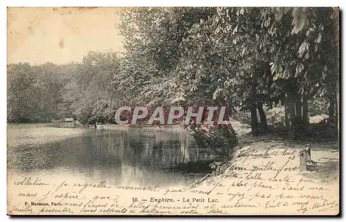 Enghien les Bains Ansichtskarte AK Le petit lac