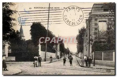 Fontenay sous Bois Cartes postales Rue du clos d&#39Orleans