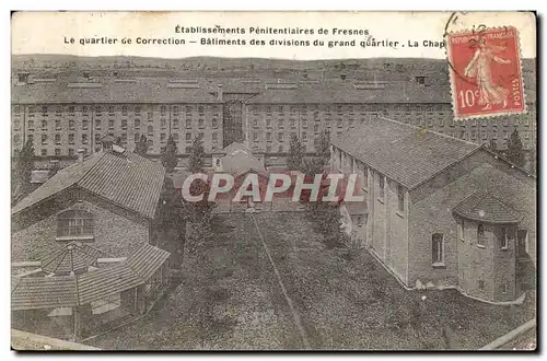 Ansichtskarte AK Etablissements penitentiares de Fresnes Quartier de correction Batiments des divisions du grand