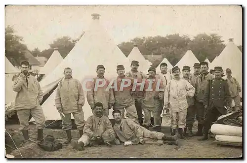 CARTE PHOTO Militaria Regiment (Cochefort 24bd Arago Paris)