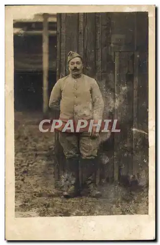 CARTE PHOTO Militaire Soldat