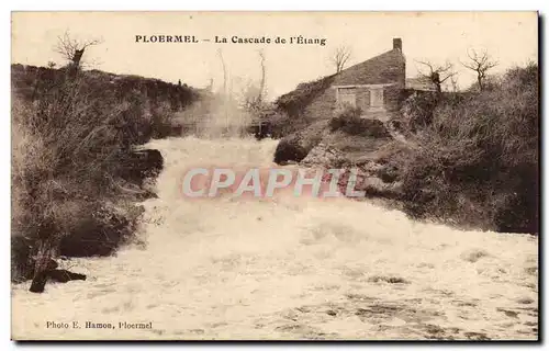 Ploermel Cartes postales La cascade de l'etang