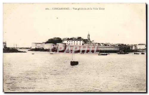 Concarneau Cartes postales Vue generale de la ville close