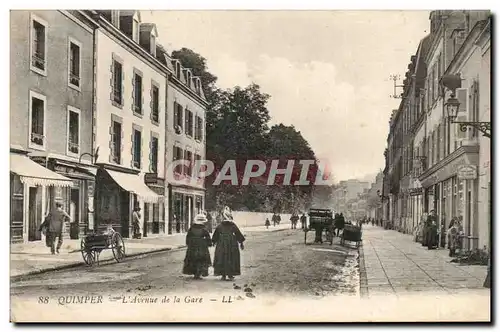 Quimper Cartes postales l&#39avenue de la gare