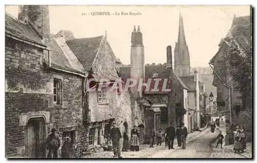 Quimper Cartes postales la rue Royale