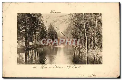 Bourron - Parc du chateau - Le canal - Ansichtskarte AK