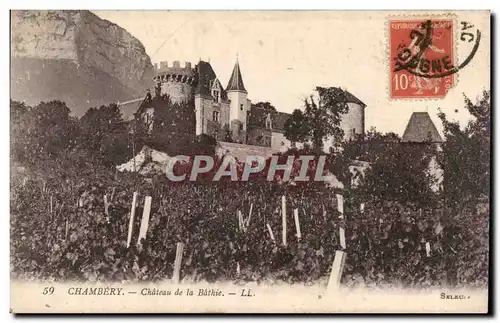 Chambery - Chateau de la Bathie - Ansichtskarte AK