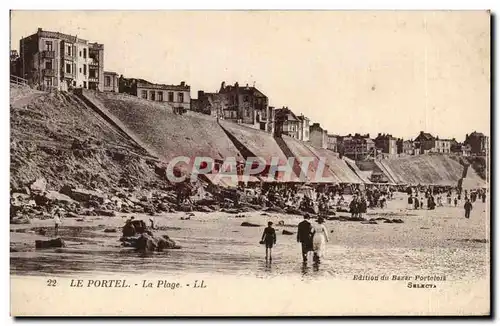 Le Portel - la Plage - Cartes postales