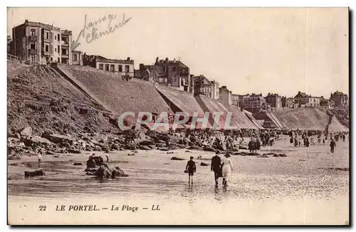 Le Portel - la Plage - Cartes postales