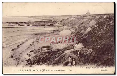 Le Portel - Sur la Falaise vers Boulogne - Ansichtskarte AK