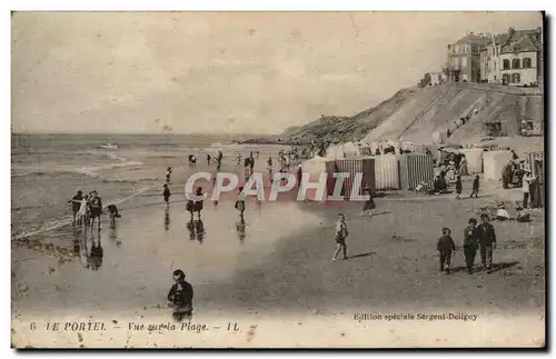 Le Portel - Vue sur la Plage - Cartes postales