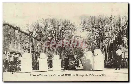 Aix en Provence - Carnaval XXIII Groupes de Pietons Isoles - Ansichtskarte AK