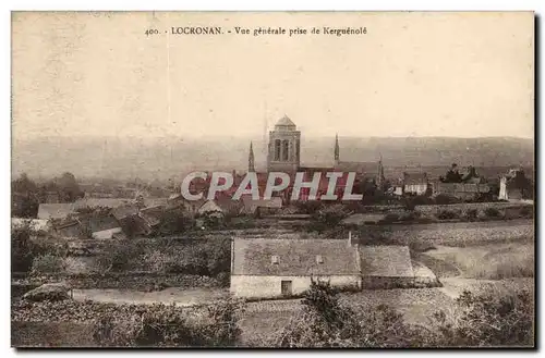 Locronan - Vue Generale prise de Kerguenole - Cartes postales