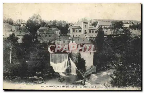 Oloron Saint Marie Cartes postales Le moulin des fontaines