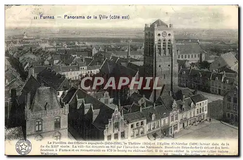 Cartes postales Furnes Panorama de la ville