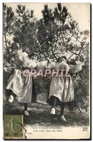 SAbles d'olonne Cartes postales Cake walk dans les pins