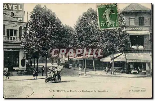 Suresnes Cartes postales Entree du boulevard de Versailles