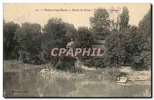 Neuilly sur Seine Ansichtskarte AK Bords de Seine Temple de l&#39amour