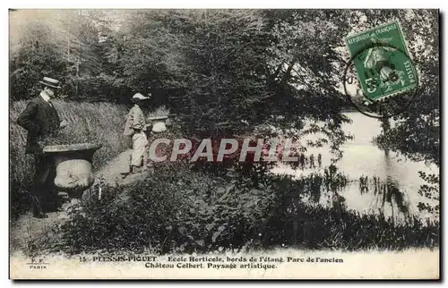 Plessis Piquet Cartes postales Ecole horticole bords de l&#39etang Parc de l&#39ancien Chateau Colbert Paysage a