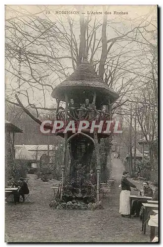Robinson Cartes postales L'arbre des roches (estaminet)