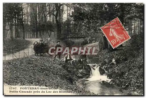 Fontenay sous Bois Cartes postales Petite cascade pres du lac des Minimes