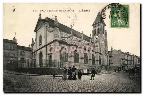 Fontenay sous Bois Cartes postales L&#39eglise