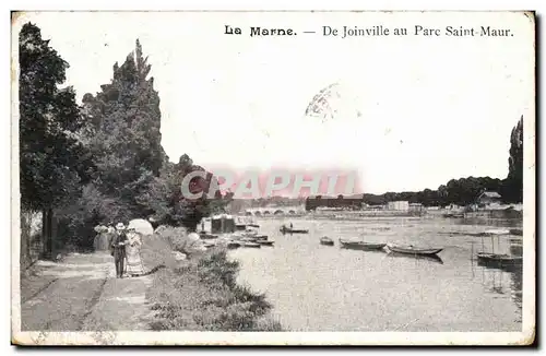 Cartes postales La Marne de Joinville au Parc Saint MAur
