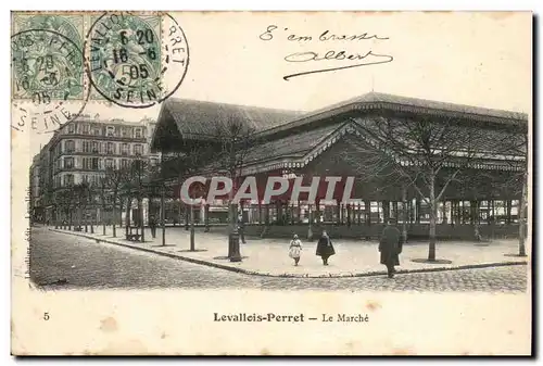 Levallois Perret Cartes postales Le marche