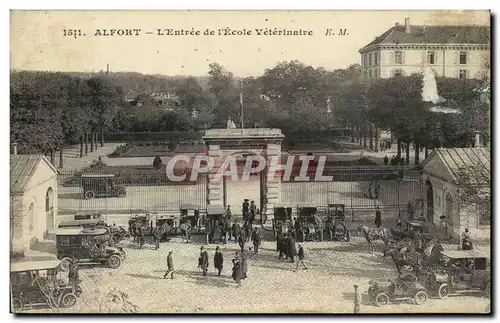 Alfort Cartes postales Entree de l&#39ecole veterinaire