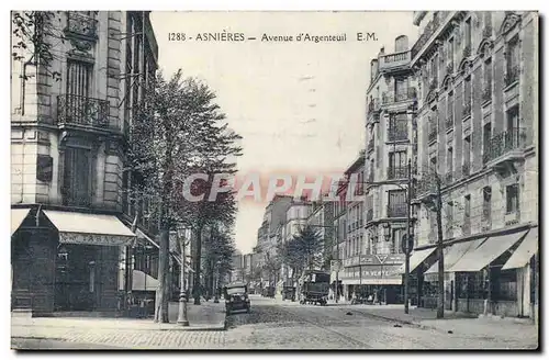 Asnieres Cartes postales Avenue d&#39Argenteuil