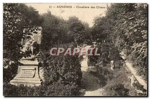 Asnieres Cartes postales Cimetiere des chiens (dog cemetary)