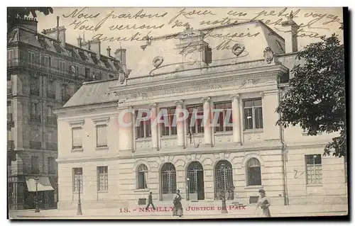 Neuilly Cartes postales Justice et paix