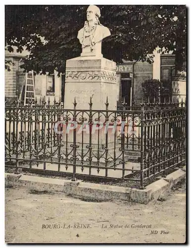 Bourg la Reine Cartes postales La statue de Condorcet